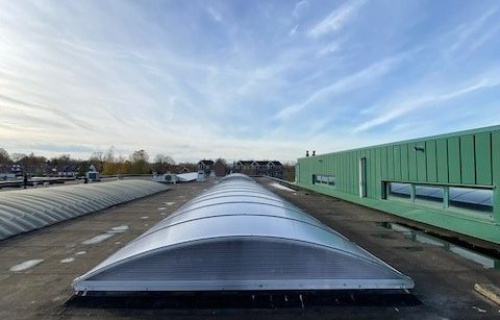 Renovatie lichtstraat Brussum