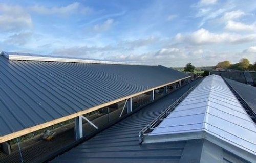 Nieuwbouw ventilatie lichtstraat Bennekom